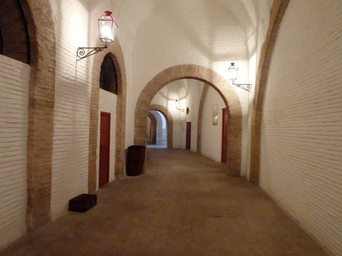 Interior walkway.